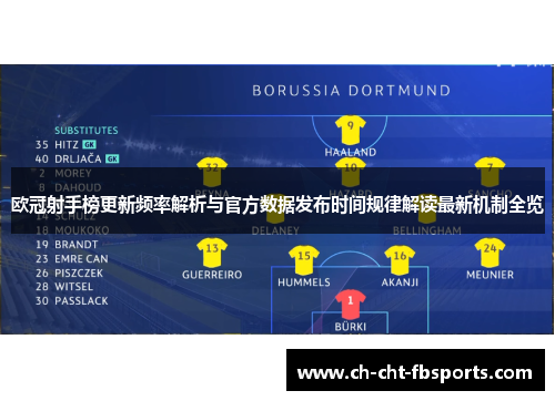 欧冠射手榜更新频率解析与官方数据发布时间规律解读最新机制全览